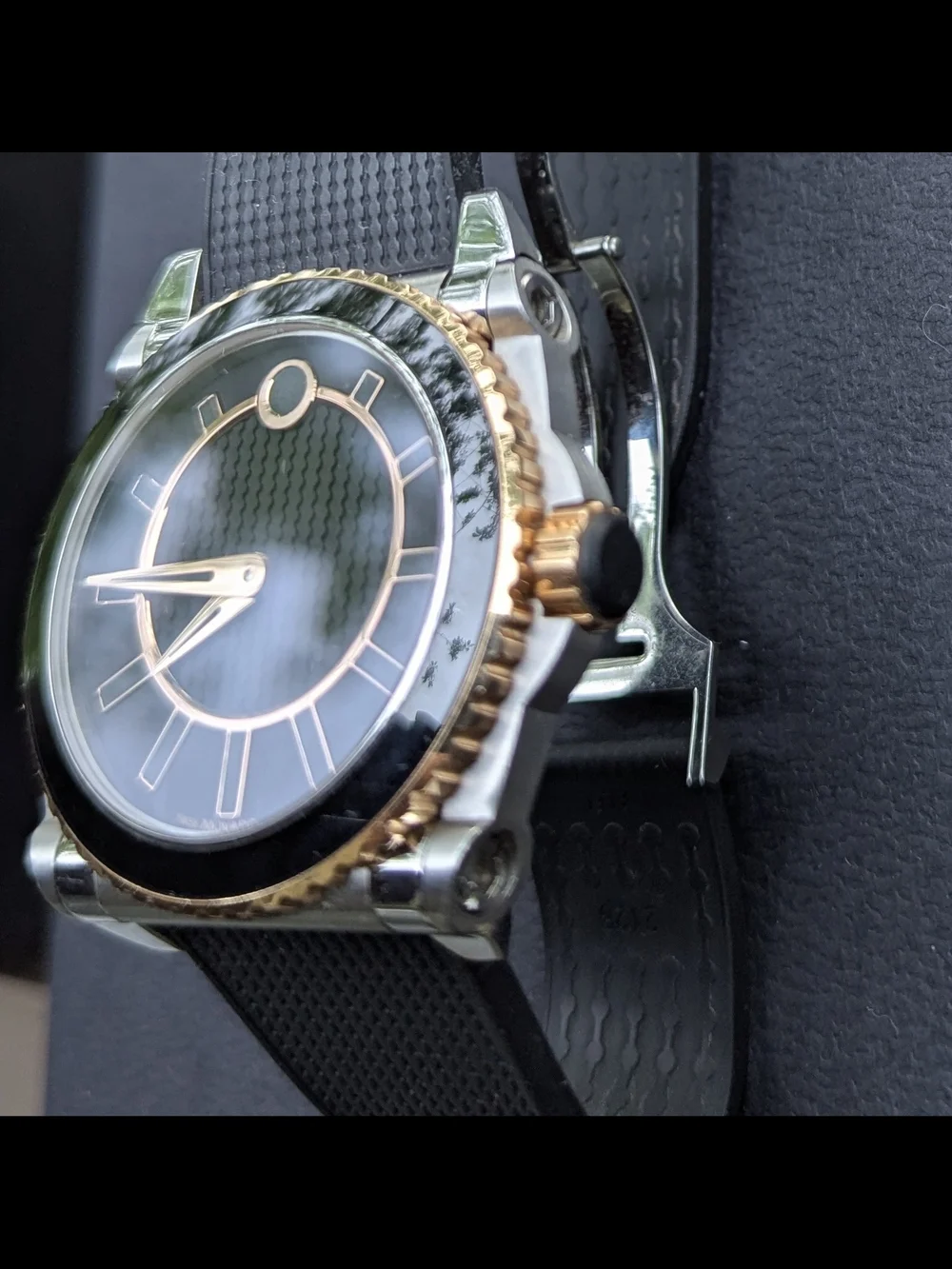 Movado Watch Mens 18K GOLD... MASTER $6995